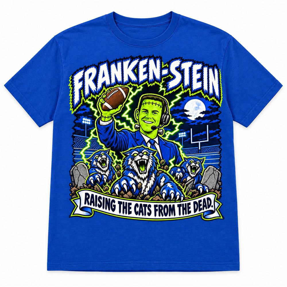Franken-Stein Tee in royal blue